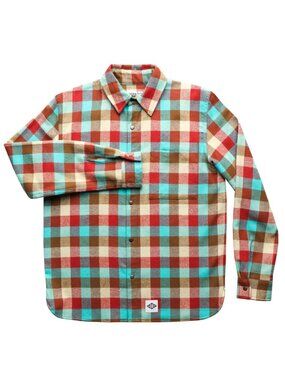 Signature Innovation Group Flannel Shirt Jacket Teal